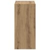 vidaXL Βιβλιοθήκη Αρτισιανή Δρυς 68,5x32x68,5 εκ. Επεξεργασμένο Ξύλο
