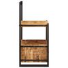 vidaXL Βάση Ρούχων με συρτάρι Καφέ 40 x 40 x 90 cm Μασίφ ξύλο μάνγκο