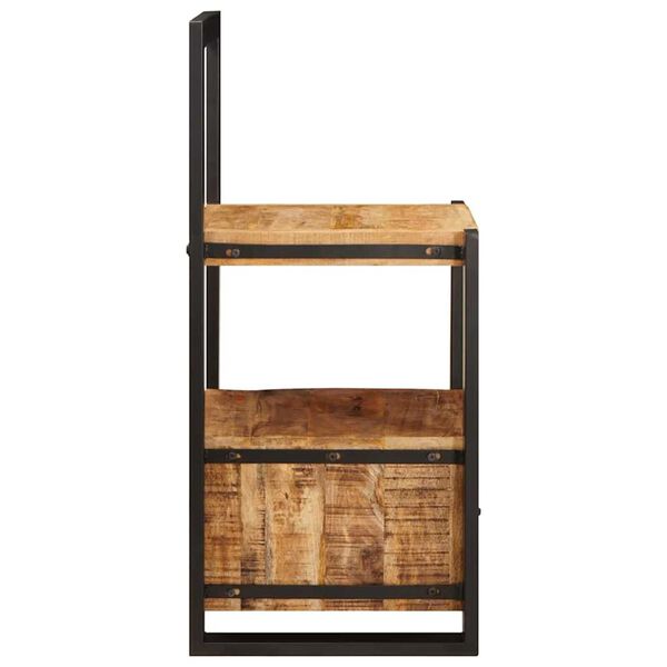 vidaXL Βάση Ρούχων με συρτάρι Καφέ 40 x 40 x 90 cm Μασίφ ξύλο μάνγκο