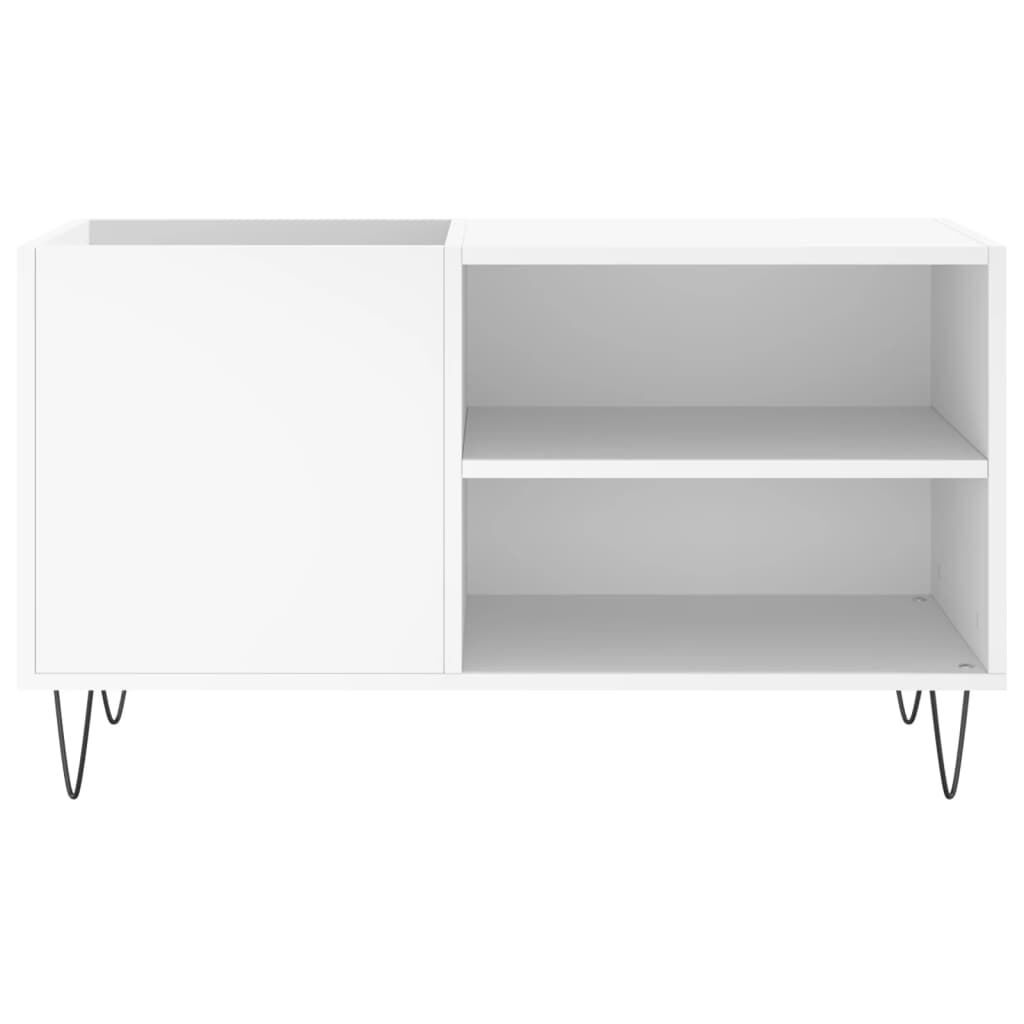 vidaXL Δισκοθήκη Λευκή 85 x 38 x 48 εκ. από Επεξεργασμένο Ξύλο