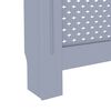 vidaXL Κάλυμμα Καλοριφέρ Ανθρακί 112 x 19 x 81,5 εκ. από MDF