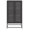 vidaXL Highboard Μαύρο 68x39x123 cm Χάλυβας