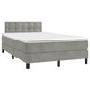 vidaXL &Kappa;&rho;&epsilon;&beta;ά&tau;&iota; Boxspring &mu;&epsilon; &Sigma;&tau;&rho;ώ&mu;&alpha; &Alpha;&nu;&omicron;&iota;&chi;&tau;ό &Gamma;&kappa;&rho;&iota; 120x200 &epsilon;&kappa;. &Beta;&epsilon;&lambda;&omicron;ύ&delta;&iota;&nu;&omicron;