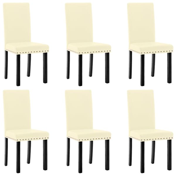 vidaXL &Kappa;&alpha;&rho;έ&kappa;&lambda;&epsilon;&sigmaf; &Tau;&rho;&alpha;&pi;&epsilon;&zeta;&alpha;&rho;ί&alpha;&sigmaf; 6 &tau;&epsilon;&mu;. &Kappa;&rho;&epsilon;&mu; &alpha;&pi;ό &Sigma;&upsilon;&nu;&theta;&epsilon;&tau;&iota;&kappa;ό &Delta;έ&rho;&mu;&alpha;