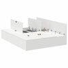 vidaXL Σκελετός Κρεβατιού Λευκό 140 x 190 cm Επεξεργασμένο ξύλο