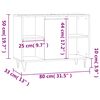 vidaXL Ντουλάπι Μπάνιου Γκρι Sonoma 80 x 33 x 60 εκ. από Επεξεργ. Ξύλο