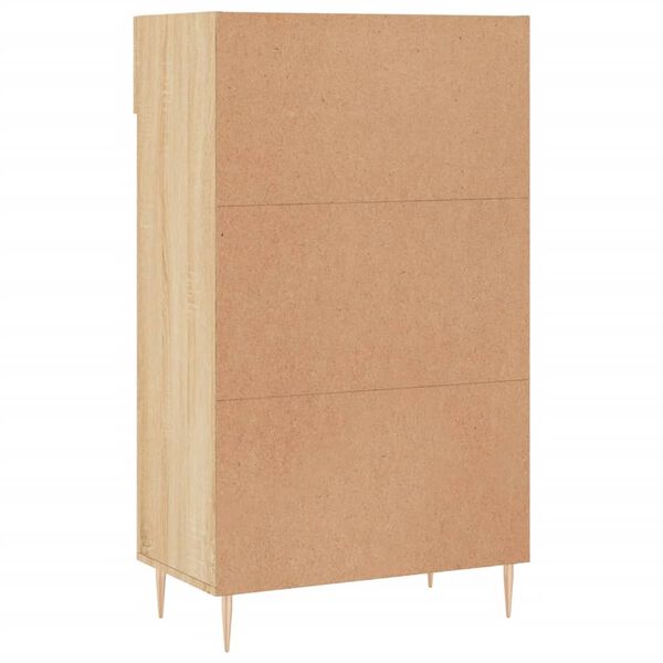 vidaXL Παπουτσοθήκη Sonoma Δρυς 60x35x105 εκ. από Επεξεργασμένο Ξύλο