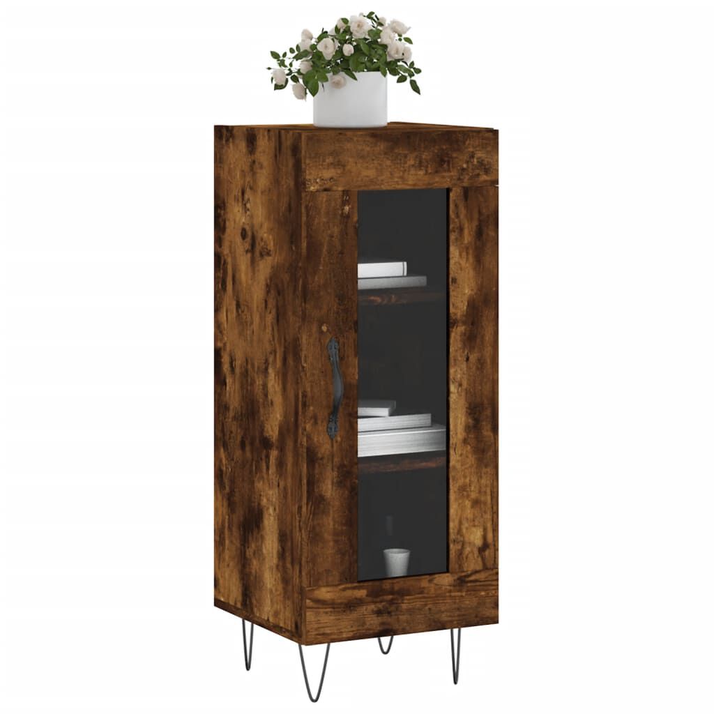 vidaXL Ντουλάπι Καπνιστή Δρυς 34,5 x 34 x 90 εκ. Επεξεργασμένο Ξύλο