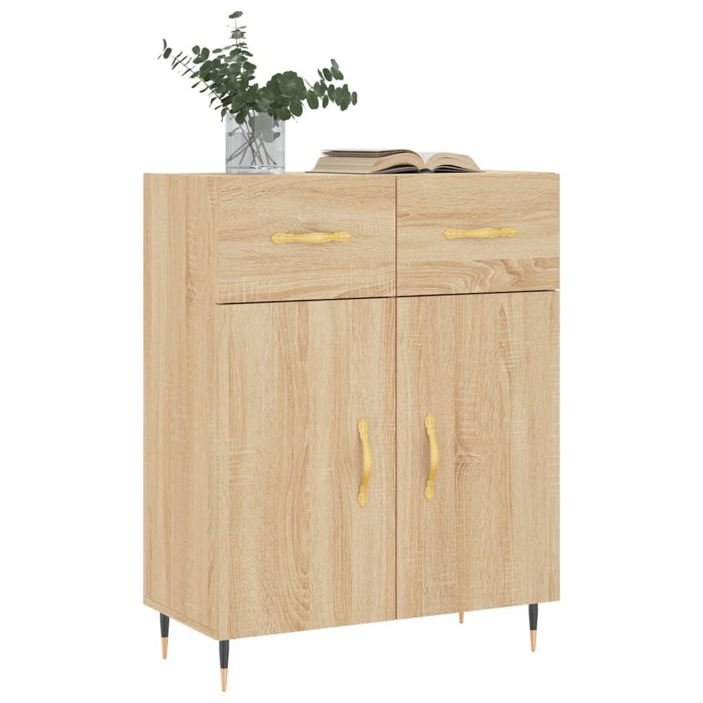 vidaXL Ντουλάπι Sonoma Δρυς 69,5 x 34 x 90 εκ. από Επεξεργασμένο Ξύλο