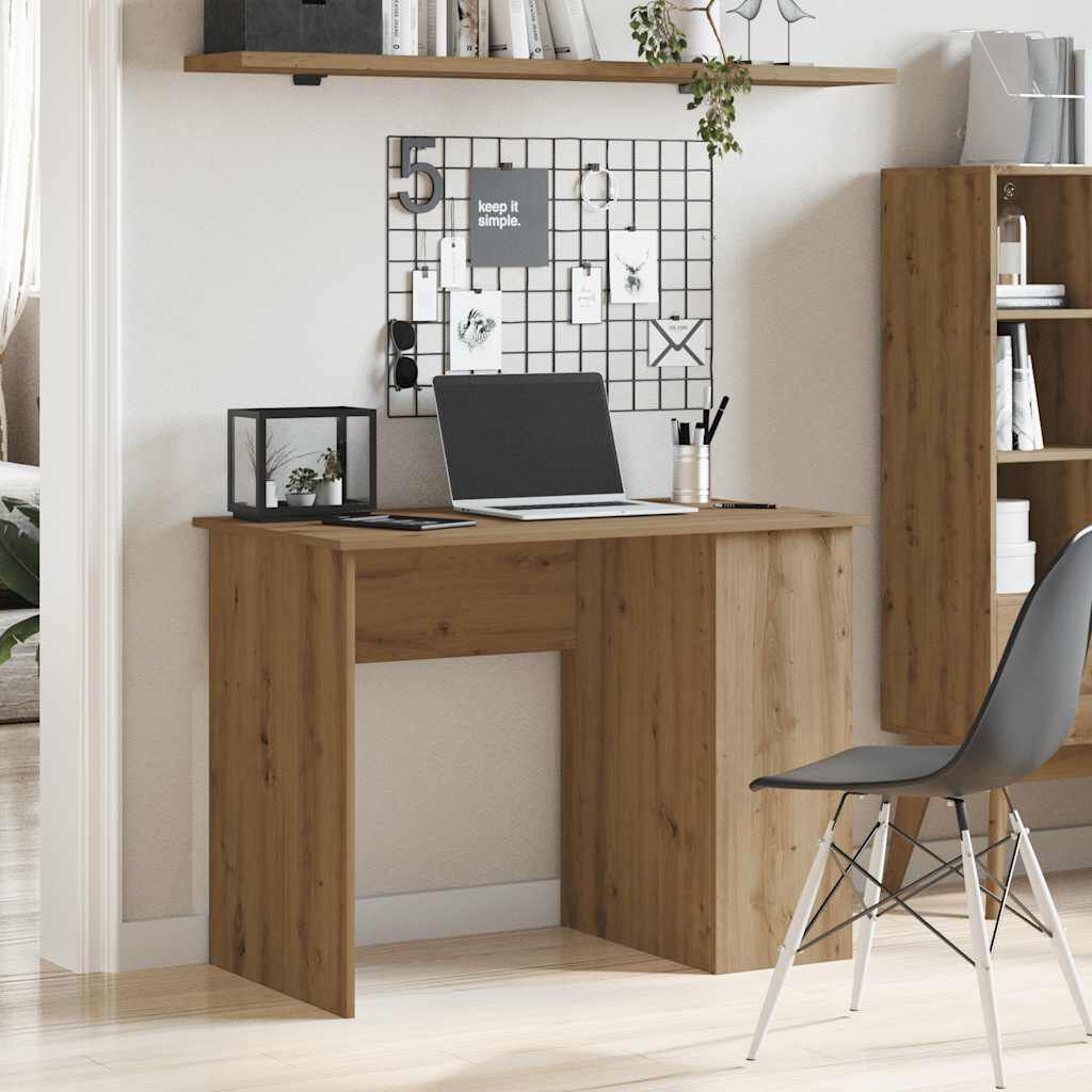 Γραφείο vidaXL Artisan Oak 100x55x75 cm Κατασκευασμένο ξύλο