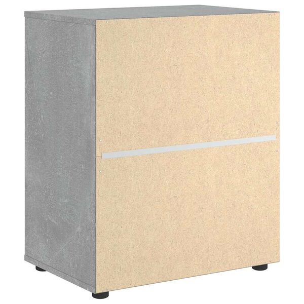 vidaXL Μπουφές VISNES Μπετόν Γκρι 60x40x73 cm Επεξεργασμένο ξύλο