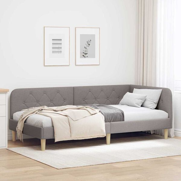 vidaXL &Kappa;&rho;&epsilon;&beta;ά&tau;&iota; &Gamma;&omega;&nu;ί&alpha;&sigmaf; &mu;&epsilon; &kappa;&epsilon;&phi;&alpha;&lambda;ά&rho;&iota; Taupe 100 x 200 cm ύ&phi;&alpha;&sigma;&mu;&alpha;