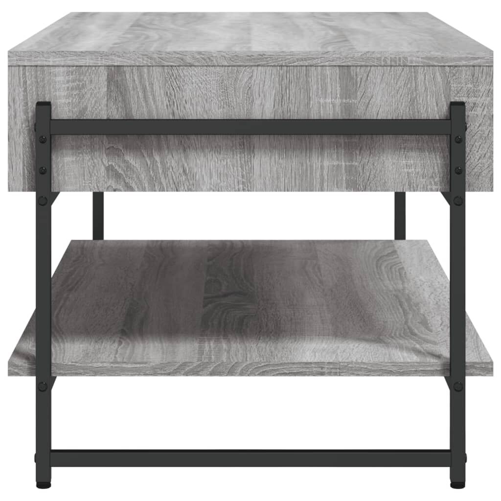 vidaXL Τραπεζάκι Σαλονιού Γκρι Sonoma 90x50x45 εκ. Επεξεργασμένο Ξύλο