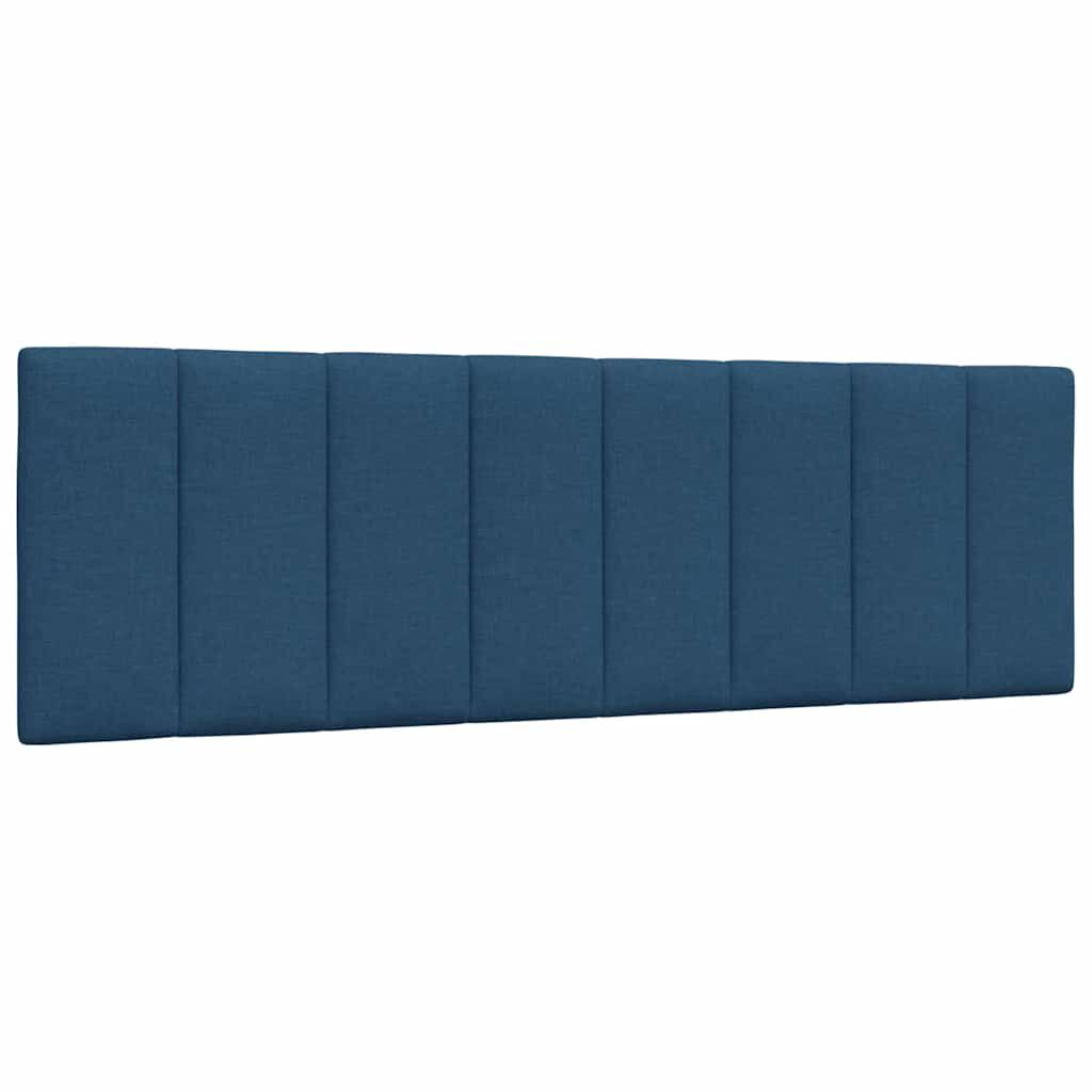 vidaXL Σκελετός Κρεβατιού Χωρίς Στρώμα Μπλε 160x200 εκ.Υφασμάτινο