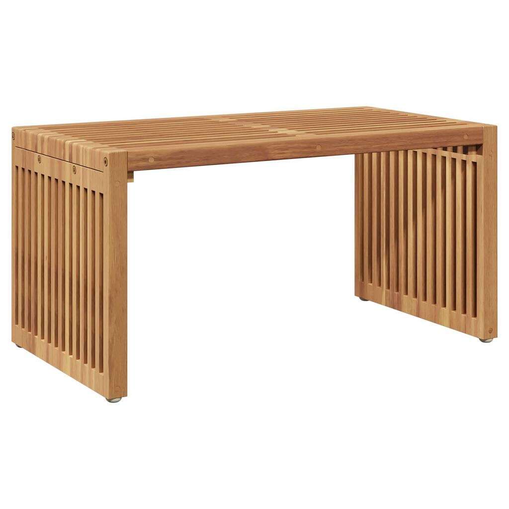 vidaXL Τραπεζάκι Κήπου 70x37.5x35.5 εκ Μασίφ Ξύλο Teak