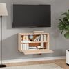 vidaXL Ντουλάπι Τοίχου 60 x 30 x 35 εκ από Μασίφ Ξύλο Πεύκου