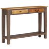 vidaXL Κονσόλα Τραπέζι Vintage Στιλ 118 x 30 x 80 εκ. από Μασίφ Ξύλο