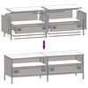 vidaXL Έπιπλο Τηλεόρασης Ανθρακί 135x39x43,5 εκ. Ατσάλι Ψυχρής Έλασης