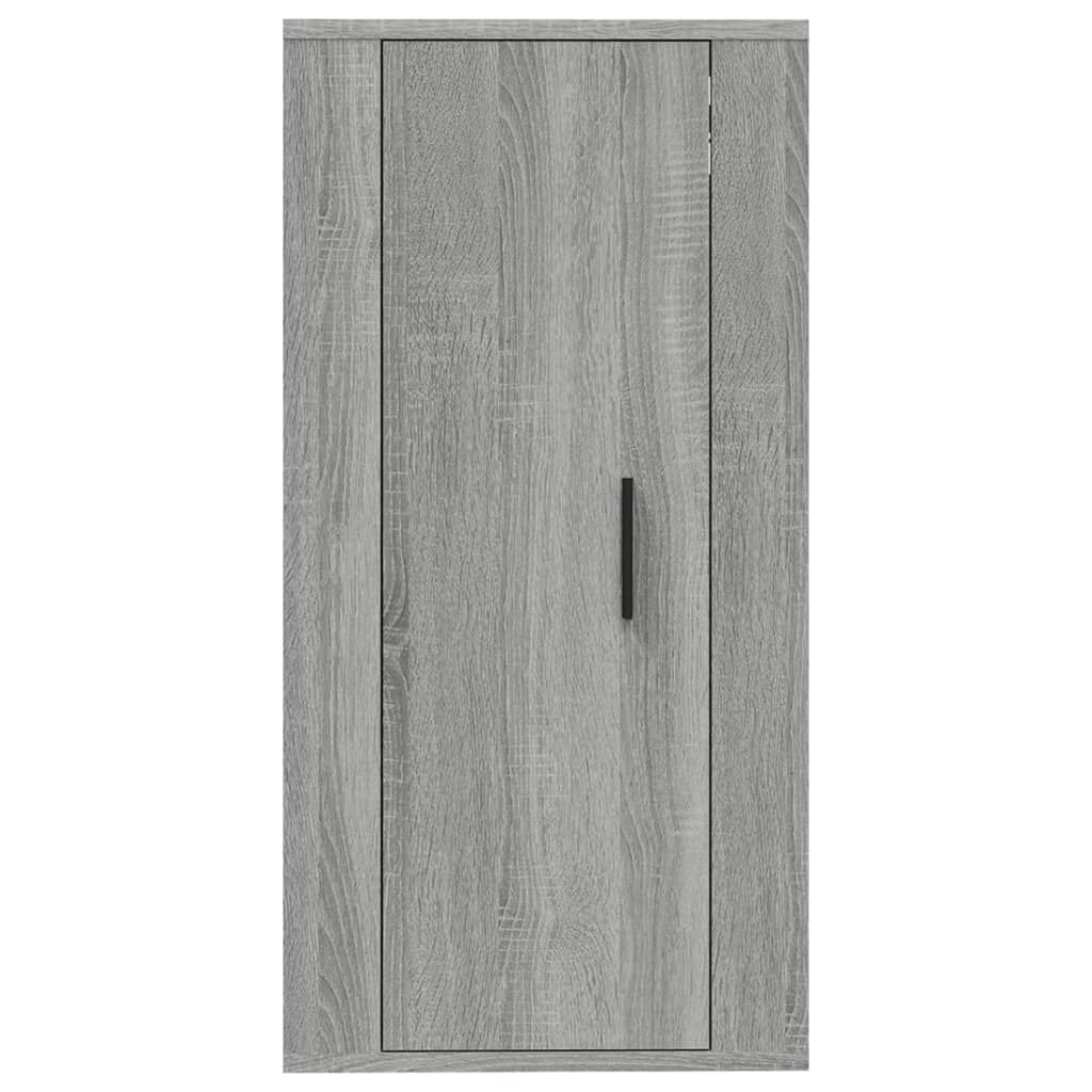 vidaXL Έπιπλα Τηλεόρασης Επιτοίχια Sonoma Δρυς 40x34,5x80 εκ