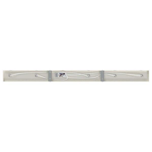 vidaXL Σποτ οροφής Βουρτσισμένο νικέλιο 73 x 5.5 x 16.5 εκ Ατσάλι