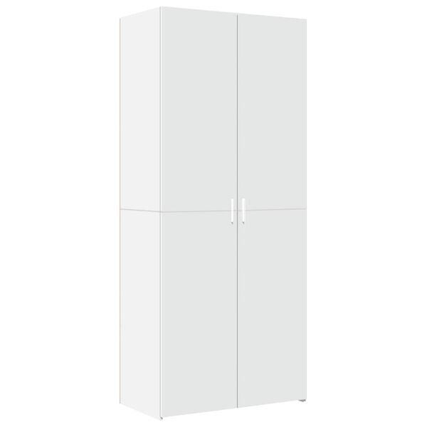 vidaXL Ντουλάπι Λευκό 80x42,5x185 εκ. από Επεξεργασμένο Ξύλο