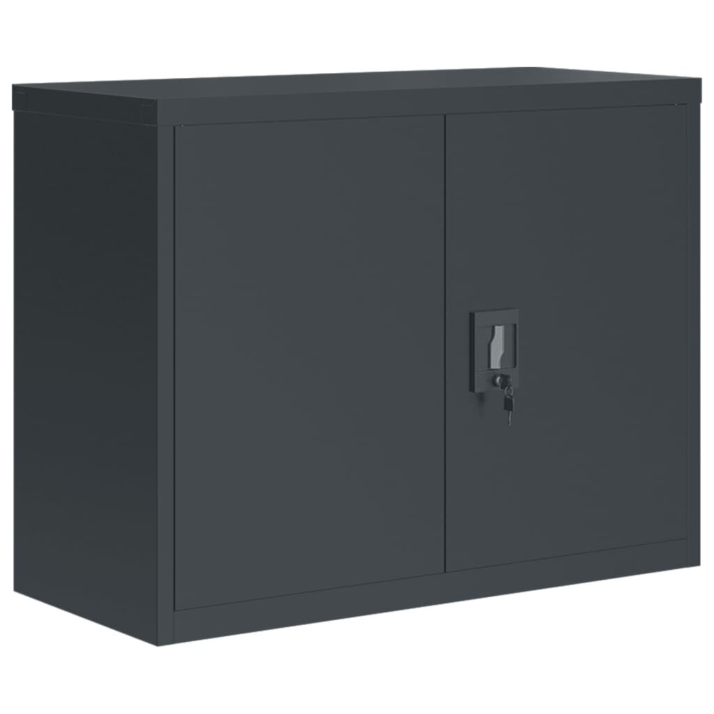 vidaXL Αρχειοθήκη Ανθρακί 90 x 40 x 110 εκ. Ατσάλινη