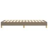 vidaXL Σκελετός Κρεβατιού Χωρίς Στρώμα Taupe 90x190 εκ. Υφασμάτινο