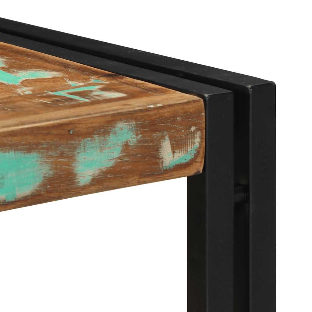 vidaXL Τραπεζάκι σαλονιού πολύχρωμο 40x40x35cm Ξύλο μασίφ ανακυκλωμένο