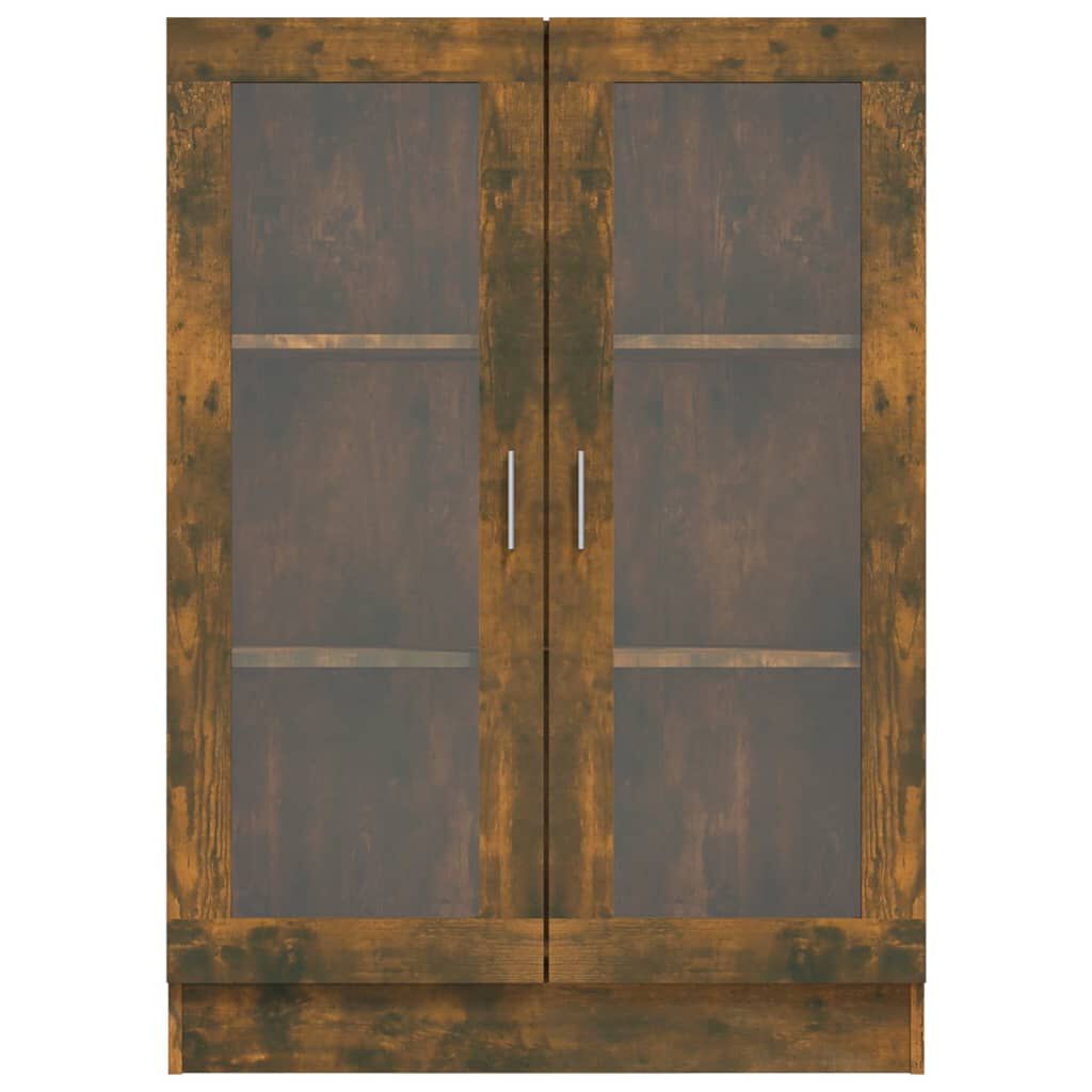 vidaXL Βιτρίνα Καπνιστή Δρυς 82,5x30,5x115 εκ. από Επεξεργασμένο Ξύλο