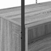 vidaXL Ράφι Ρούχων Γκρι 100 x 44 x 160 εκ Επεξεργασμένο ξύλο