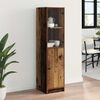 vidaXL Highboard &Pi;&alpha;&lambda;&iota;ό &Xi;ύ&lambda;&omicron; 35 x 37 x 142 &epsilon;&kappa; &Epsilon;&pi;&epsilon;&xi;&epsilon;&rho;&gamma;&alpha;&sigma;&mu;έ&nu;&omicron; &xi;ύ&lambda;&omicron;