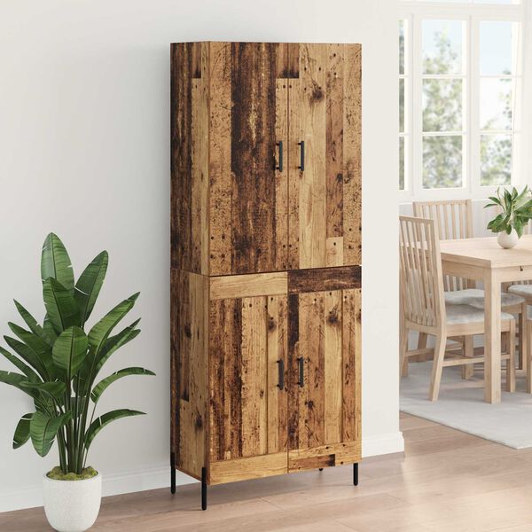 vidaXL Highboard &Pi;&alpha;&lambda;&iota;ό &Xi;ύ&lambda;&omicron; 69,5 x 34 x 180 &epsilon;&kappa;. &Epsilon;&pi;&epsilon;&xi;&epsilon;&rho;&gamma;&alpha;&sigma;&mu;έ&nu;&omicron; &xi;ύ&lambda;&omicron;