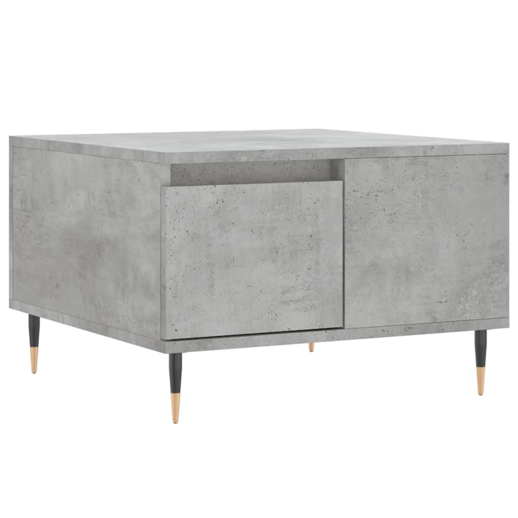 vidaXL Τραπεζάκι Σαλονιού Γκρι Σκυρ. 55x55x36,5 εκ. Επεξεργ. Ξύλο