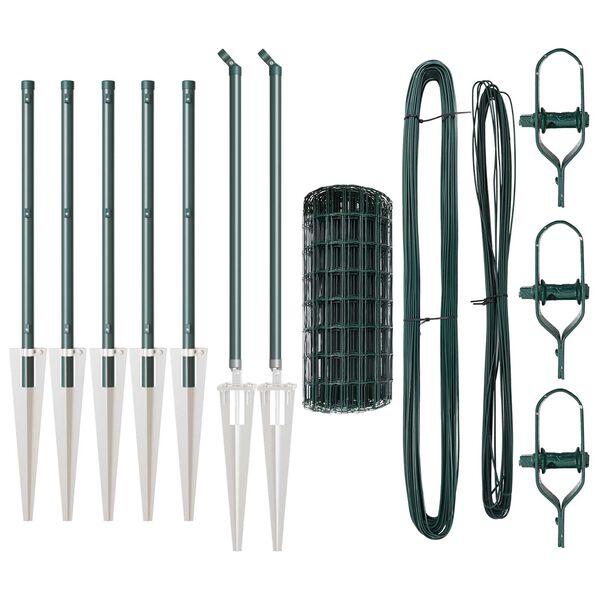 vidaXL &Tau;&epsilon;&nu;&tau;ώ&tau;&omicron; &mu;&epsilon; &sigma;&tau;ή&rho;&iota;&gamma;&mu;&alpha; &Pi;&rho;ά&sigma;&iota;&nu;&omicron; 0,4 x 10 &mu; &Chi;ά&lambda;&upsilon;&beta;&alpha;&sigmaf; &kappa;&alpha;&iota; PVC