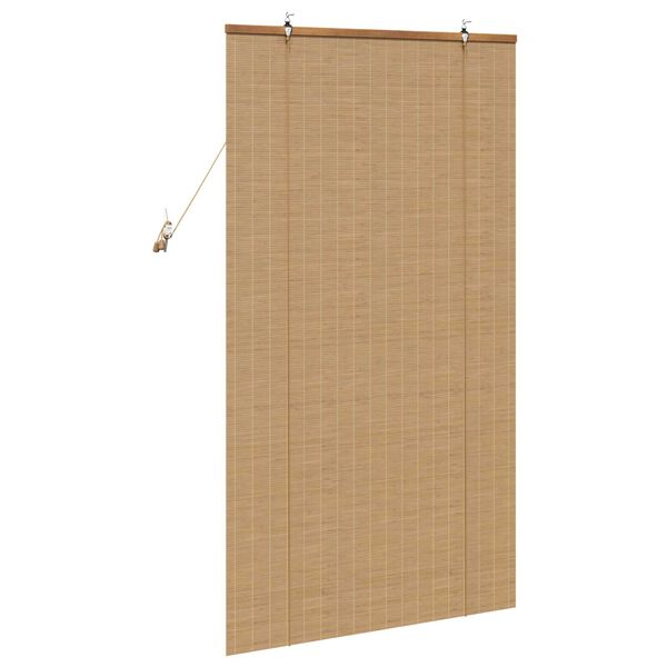 vidaXL Ρολά και Σκίες Παραθύρων Ανοιχτό καφέ 80 x 160 cm Μπαμπού