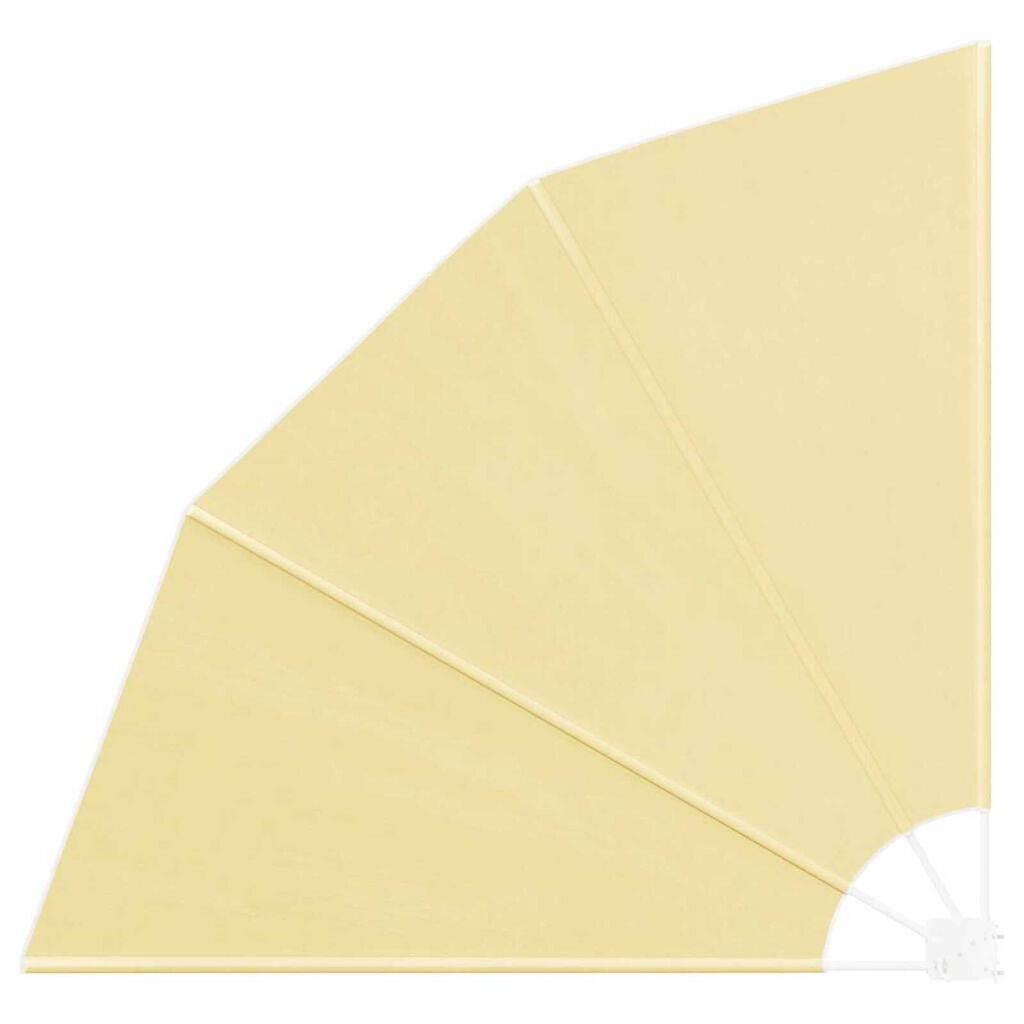 vidaXL Αδιάφανο σκίαστρο μπαλκονιού Άμμος 140 x 140 cm ύφασμα