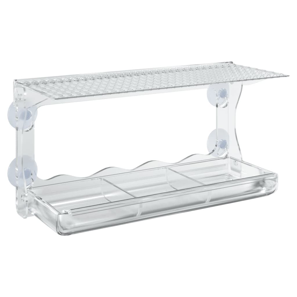 vidaXL Ταΐστρες Πουλιών για Παράθυρο 2 τεμ. 30x12x15 εκ. Ακρυλικές