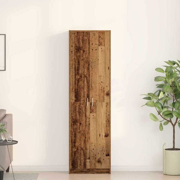 vidaXL Ντουλάπι Παλαιό ξύλο 55 x 25 x 189 εκ. Επεξεργασμένο ξύλο