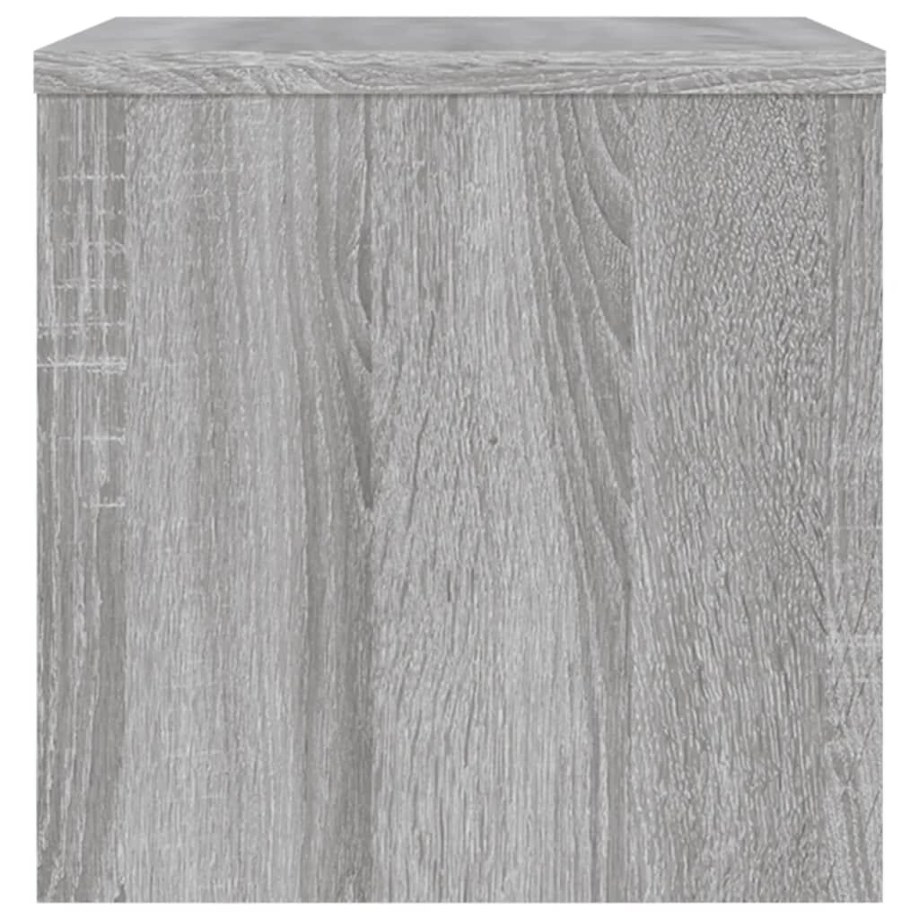 vidaXL Κομοδίνα 2 Τεμ. Γκρι Sonoma 40x30x30 εκ. από Επεξεργασμένο Ξύλο