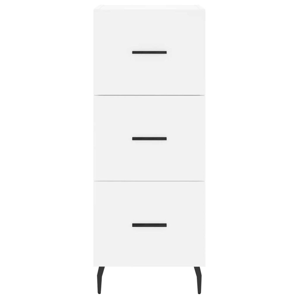 vidaXL Ντουλάπι Λευκό 34,5 x 34 x 180 εκ. από Επεξεργασμένο Ξύλο