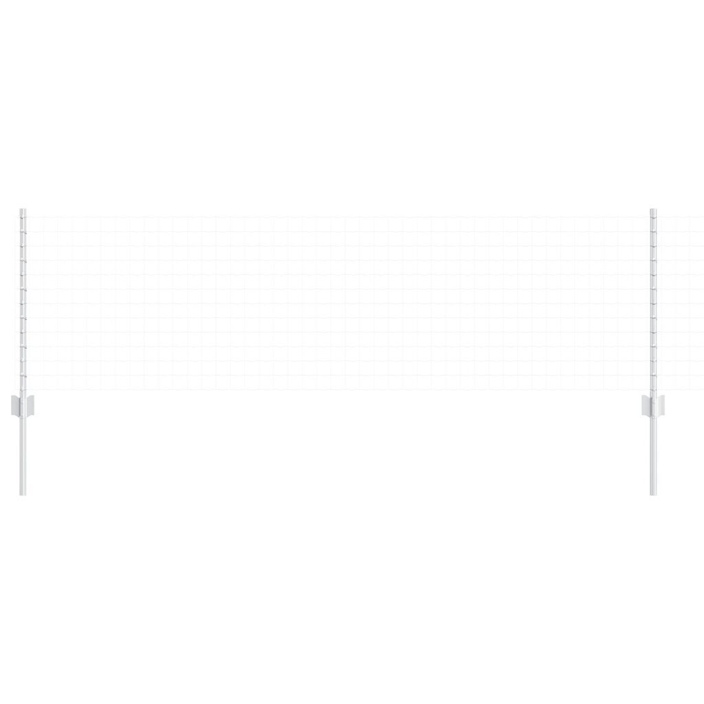 vidaXL Πό posts φράχτη 22 pcs Ασημί 50 x 0.6 μ Επικαλυμμένος Χάλυβας