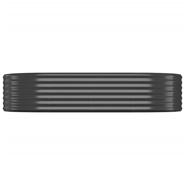 vidaXL Ζαρντινιέρα Ανθρακί 175x100x36εκ Ατσάλι με Ηλεκτρ. Βαφή Πούδρας