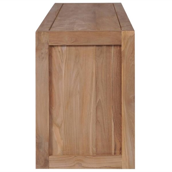 vidaXL Έ&pi;&iota;&pi;&lambda;&omicron; &Tau;&eta;&lambda;&epsilon;ό&rho;&alpha;&sigma;&eta;&sigmaf; 120x30x40 &epsilon;&kappa; &Mu;&alpha;&sigma;ί&phi; &Xi;ύ&lambda;&omicron; Teak/&Phi;&upsilon;&sigma;&iota;&kappa;ό &Phi;&iota;&nu;ί&rho;&iota;&sigma;&mu;&alpha;