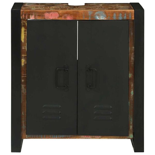 vidaXL Ντουλάπα Νιπτήρα Καφέ 55 x 35 x 60 εκ. Μασίφ ανακυκλωμένο ξύλο
