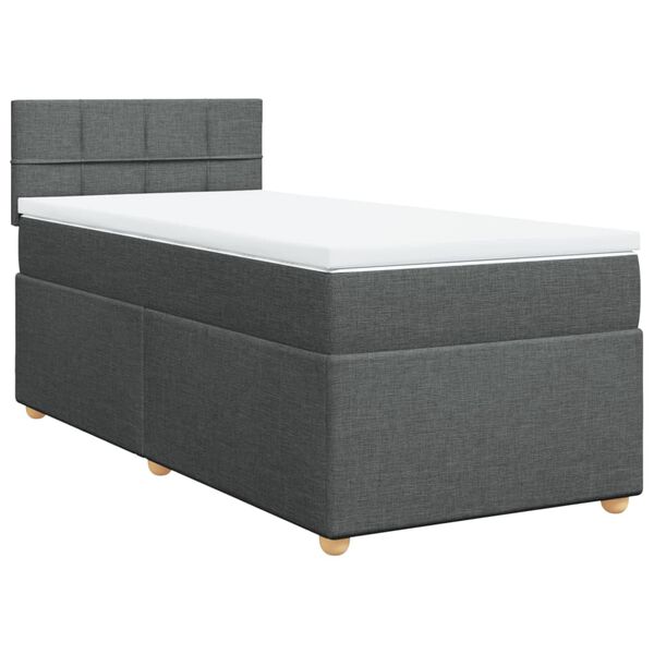 vidaXL &Kappa;&rho;&epsilon;&beta;ά&tau;&iota; Boxspring &mu;&epsilon; &Sigma;&tau;&rho;ώ&mu;&alpha; &Sigma;&kappa;&omicron;ύ&rho;&omicron; &Gamma;&kappa;&rho;&iota; 80x200 &epsilon;&kappa;. &Upsilon;&phi;&alpha;&sigma;&mu;ά&tau;&iota;&nu;&omicron;