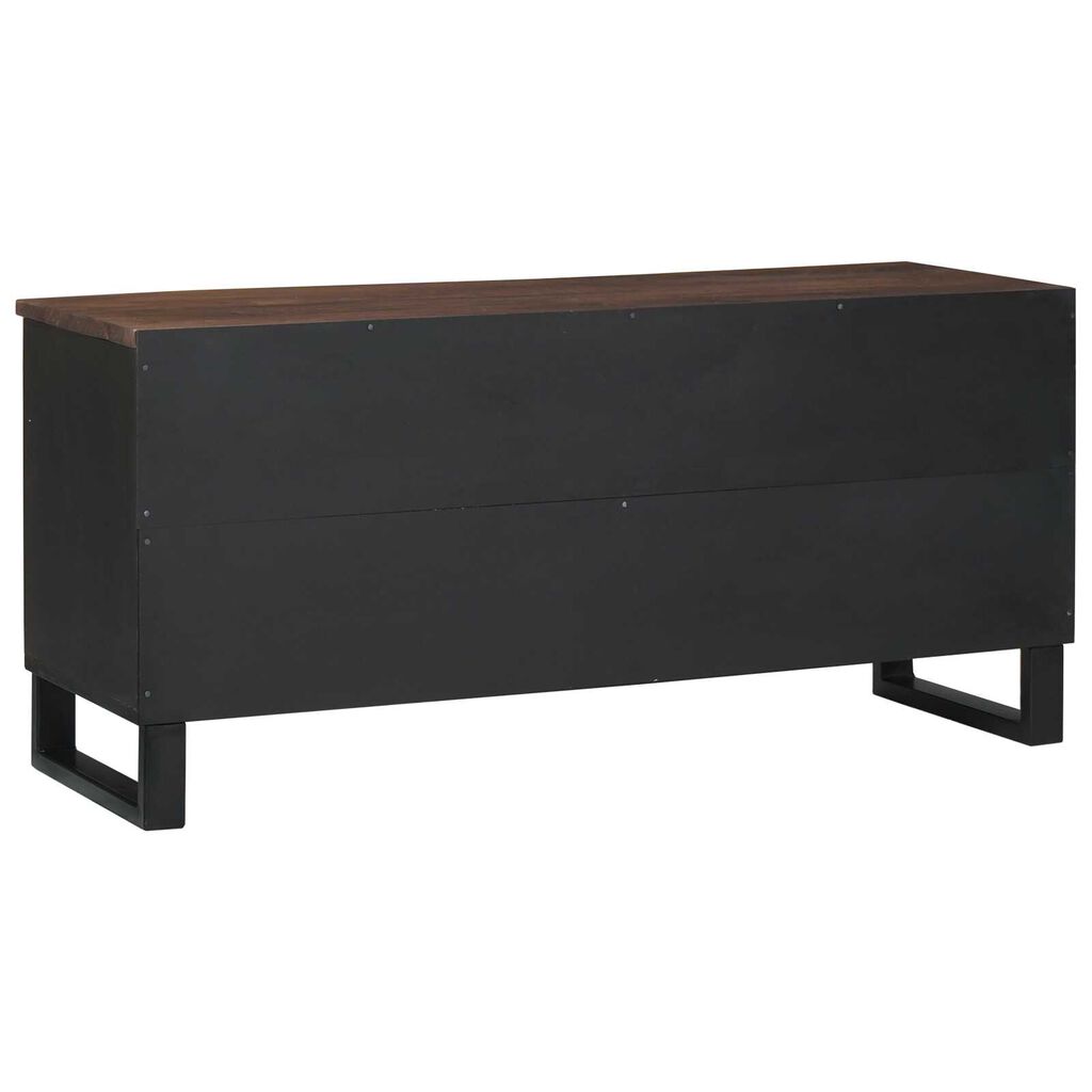 vidaXL Έπιπλο Τηλεόρασης 100x33,5x46 cm Μασίφ Ξύλο Μάνγκο