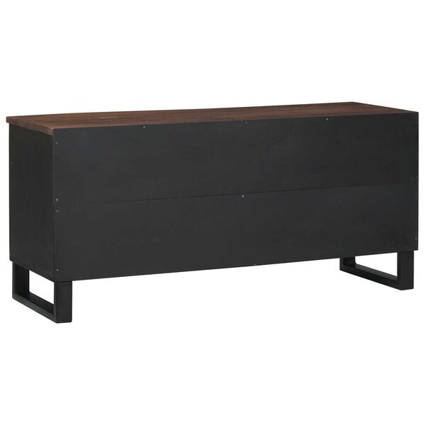 vidaXL Έπιπλο Τηλεόρασης 100x33,5x46 cm Μασίφ Ξύλο Μάνγκο