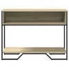 vidaXL Τραπέζι Κονσόλα Sonoma Δρυς 100x35x74,5 εκ. Επεξεργασμένο Ξύλο