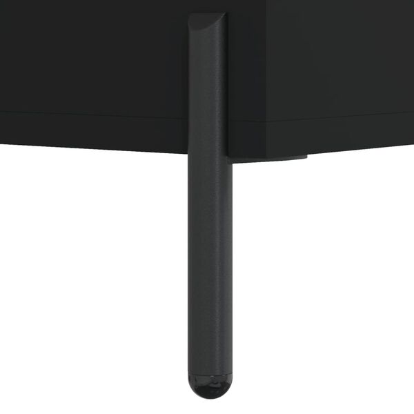 vidaXL Ντουλάπι Μαύρο 34,5x32,5x90 εκ. Επεξεργασμένο Ξύλο