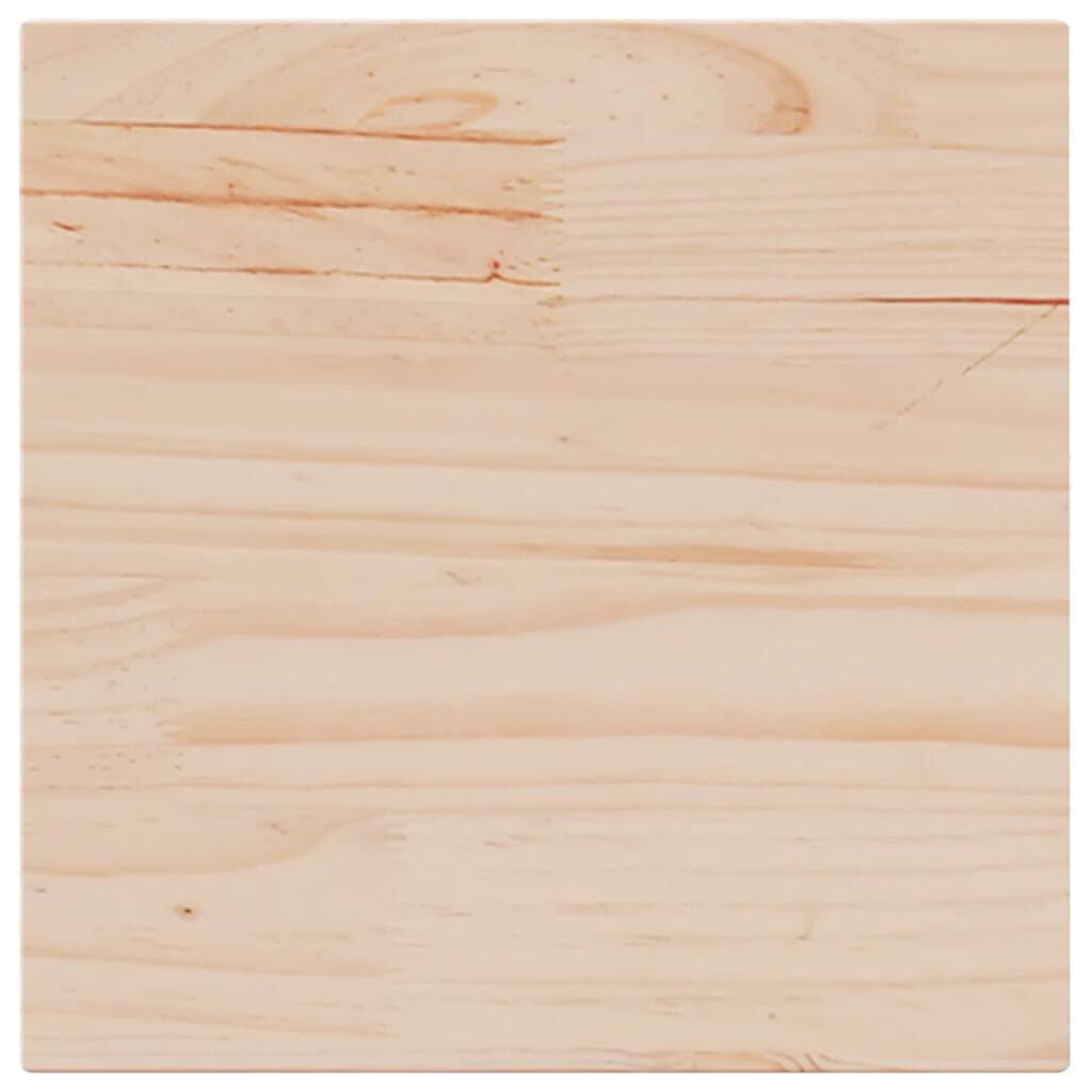 vidaXL Επιφάνεια Τραπεζιού Τετράγωνη 40x40x1,7 εκ. Μασίφ Ξύλο Πεύκου